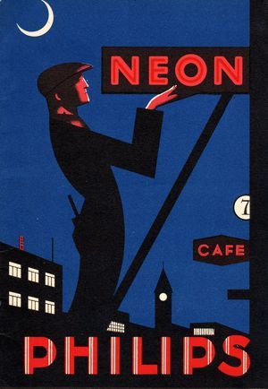 Brochure voor neonverlichting, 1929.